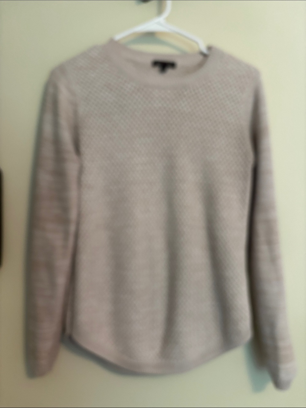 Crewneck Sweater in Light Beige